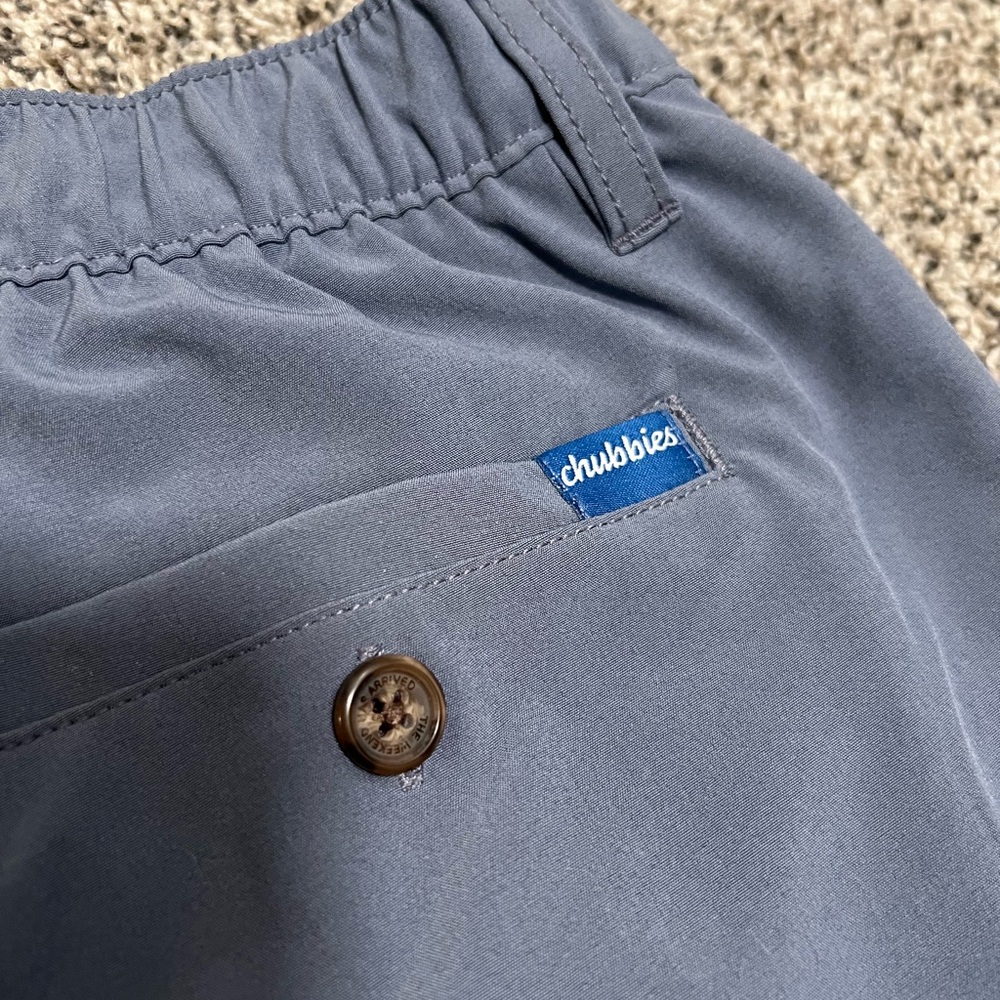 Chubbies Blueish Grey Athletic Shorts with Drawstring - Picture 7 of 9